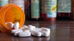 bottle of opioids for chronic pain in Richardson