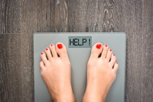 scale indicating the need for medical weight loss in Richardson