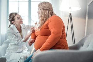 patient in need of medical weight loss during consultation
